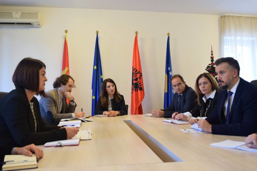 Working visit of Minister Pejović to the Joint Technical Secretariat 06.12.2017