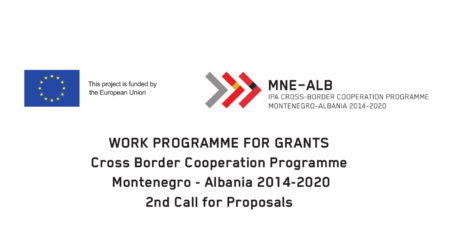 Work Programme for Grants – IPA CBC Programme Montenegro – Albania 2014-2020 published