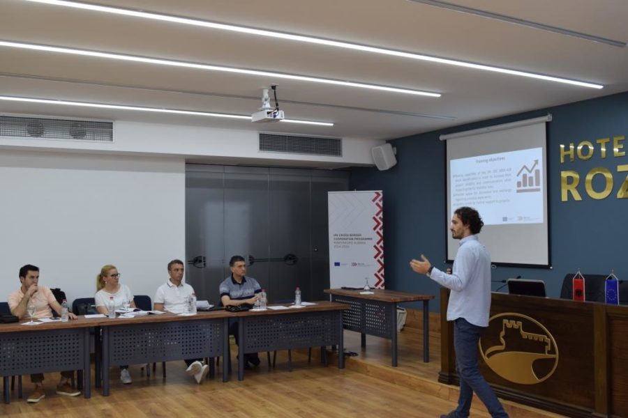 Training on Publicity and Visibility for grant beneficiaries of the 1st CfP, Shkodra 4 July 2018