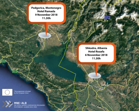 Mjesta održavanja Info dana/Foruma za traženje projektnih partnera