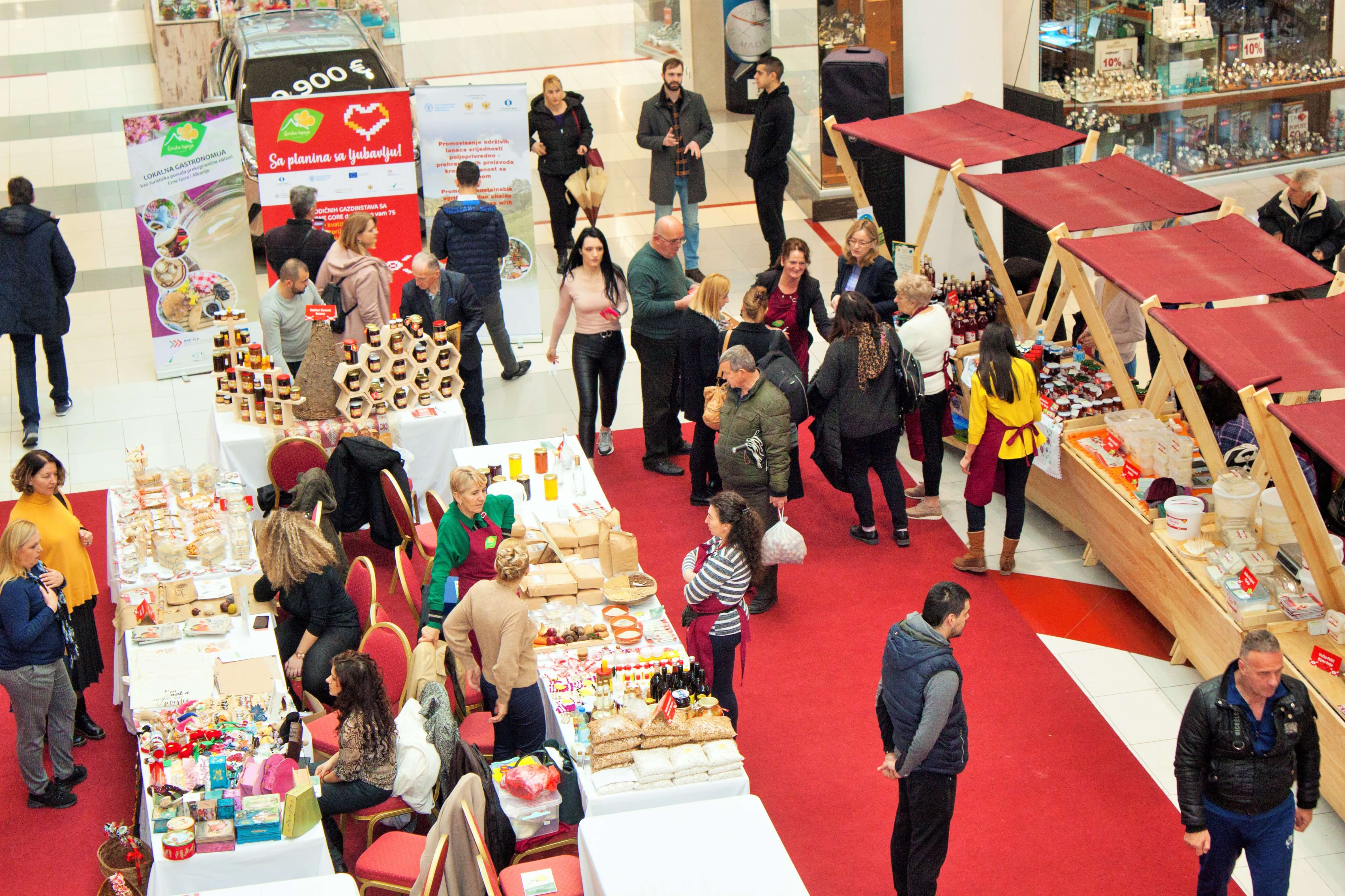 From Mountains with Love – a fair of typical mountain products organized on Valentine’s Day in Podgorica