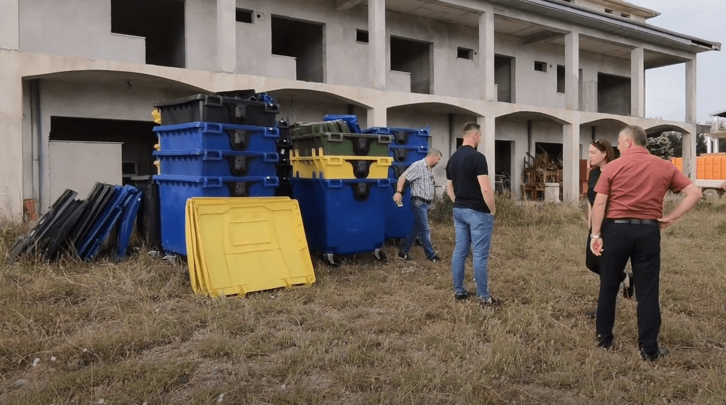 Containers delivered to Koplik (Albania)